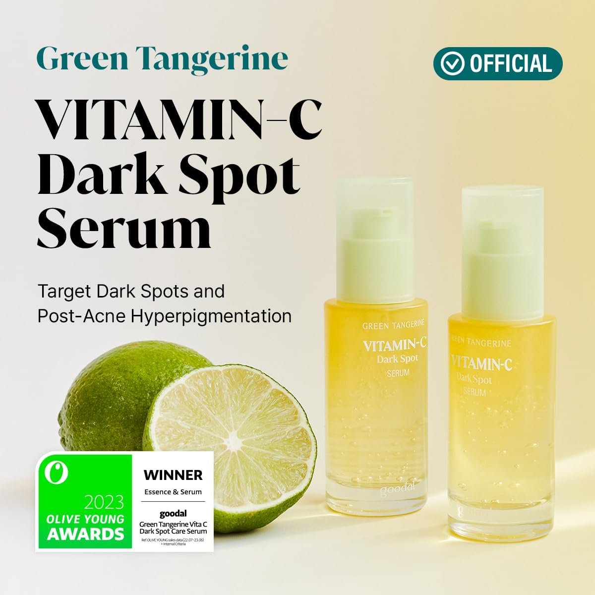 Goodal Green Tangerine Vitamin C Dark Spot Serum for Sensitive Skin - Image 3